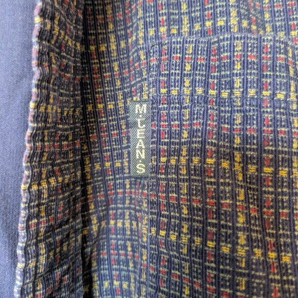 Vintage purple plaid button-up - Picture 7 of 8